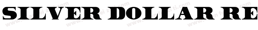 Silver Dollar Regular字体转换